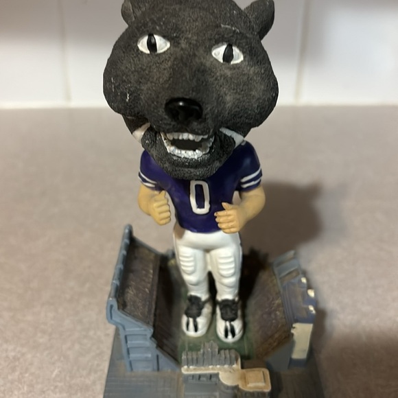 K State KSU Willie The Wildcat 2002 Bobblehead In Bill Snyder Stadium - Picture 6 of 9